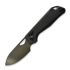 Kunwu Knives Pulsar XL - DLC - Carbon Fiber sulankstomas peilis, juoda