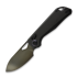 Skladací nôž Kunwu Knives Pulsar XL - DLC - Carbon Fiber, čierna