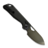 Kunwu Knives Pulsar XL - DLC - Carbon Fiber sulankstomas peilis, juoda