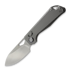 Kunwu Knives Pulsar XL - Satin - Titanium kääntöveitsi, Diamond Texture