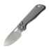มีดพับ Kunwu Knives Pulsar XL - Satin - Titanium, Orange Peel Texture