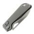 Kunwu Knives Pulsar XL - Satin - Titanium Taschenmesser, Orange Peel Texture