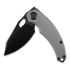 Kunwu Knives Reverse Tux ComPadre - DLC - Titanium sulankstomas peilis, Diamond Texture
