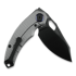 Kunwu Knives Reverse Tux ComPadre - DLC - Titanium sulankstomas peilis, Diamond Texture