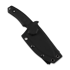 Kunwu Knives Stiffy D. - DLC - Micarta knife, black