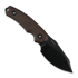 Kunwu Knives Stiffy D. - DLC - Micarta kniv, brun
