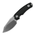 Coltello Kunwu Knives Stiffy D. - Satin - Micarta, nero