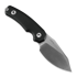 Kunwu Knives Stiffy D. - Satin - Micarta סכין, שחור