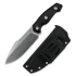 Coltello Kunwu Knives Stiffy G. - Black Micarta - Satin