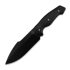 Kunwu Knives Stiffy G. - DLC - Micarta סכין, שחור