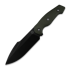 Kunwu Knives Stiffy G. - DLC - Micarta knife, olive drab
