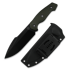 Kunwu Knives Stiffy G. - DLC - Micarta knife, olive drab