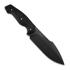 Kunwu Knives Stiffy G. - Teflon - Micarta knife, black