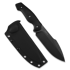 Kunwu Knives Stiffy G. - Teflon - Micarta סכין, שחור