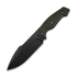 Kunwu Knives Stiffy G. - Teflon - Micarta סכין, ירוק