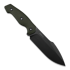 Kunwu Knives Stiffy G. - Teflon - Micarta knife, olive drab