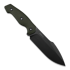 Kunwu Knives Stiffy G. - Teflon - Micarta סכין, ירוק