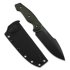 Kunwu Knives Stiffy G. - Teflon - Micarta knife, olive drab