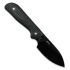 Kunwu Knives Stiffy P. - Black Micarta - DLC knife
