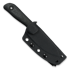 Kunwu Knives Stiffy P. - Black Micarta - DLC knife