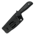 Coltello Kunwu Knives Stiffy P. - DLC - Micarta, nero