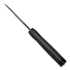 Coltello Kunwu Knives Stiffy P. - DLC - Micarta, nero