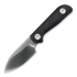 Nôž Kunwu Knives Stiffy P. - Satin - Micarta, čierna