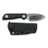 Coltello Kunwu Knives Stiffy P. - Satin - Micarta, nero