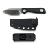 Coltello Kunwu Knives Stiffy P. - Satin - Micarta, nero