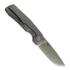Kunwu Knives TAO II - Satin - Titanium összecsukható kés, Orange Peel Texture