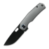 Kunwu Knives Tao III - DLC - Titanium folding knife, Orange Peel Texture