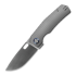 Kunwu Knives Tao III - Satin - Titanium kääntöveitsi, Diamond Texture