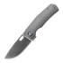 Kunwu Knives Tao III - Satin - Titanium összecsukható kés, Diamond Texture
