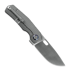 Kunwu Knives Tao III - Satin - Titanium összecsukható kés, Diamond Texture