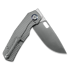 Kunwu Knives Tao III - Satin - Titanium összecsukható kés, Diamond Texture