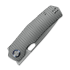 Kunwu Knives Tao III - Satin - Titanium folding knife, Diamond Texture