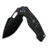 Kunwu Knives Verta Gringo - DLC - Carbon Fiber folding knife, black
