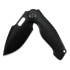 Kunwu Knives Verta Gringo - DLC - Titanium folding knife, Honeydew Texture + DLC