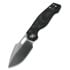 Kunwu Knives Verta Gringo - Satin - Carbon Fiber folding knife, black