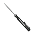 Kunwu Knives Verta Gringo - Satin - Carbon Fiber folding knife, black