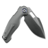 Kunwu Knives Verta Gringo - Satin - Titanium sulankstomas peilis, Orange Peel Texture