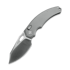Kunwu Knives X-Padre - Satin - Titanium folding knife, Orange Peel Texture