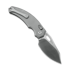Navaja Kunwu Knives X-Padre - Satin - Titanium, Orange Peel Texture