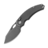 Kunwu Knives X-Padre - Stonewashed - Titanium folding knife, Diamond Texture