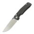 Kunwu Knives X-TAO - Satin - Carbon Fiber sulankstomas peilis, juoda