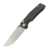 Coltello pieghevole Kunwu Knives X-TAO - Satin - Carbon Fiber, nero
