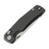 Kunwu Knives X-TAO - Satin - Carbon Fiber sulankstomas peilis, juoda