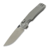 Kunwu Knives X-TAO - Satin - Titanium Taschenmesser, Orange Peel Texture