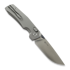 Kunwu Knives X-TAO - Satin - Titanium Taschenmesser, Orange Peel Texture