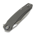 Kunwu Knives Zen - Satin - Titanium folding knife, Orange Peel Texture